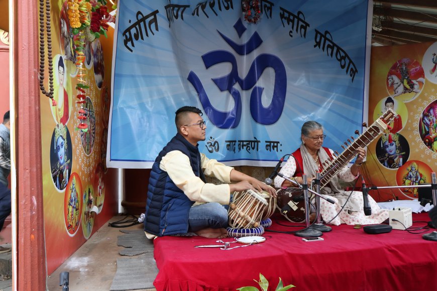 संगीत प्रवीण नरराज ढकालको १०४ औं जन्म जयन्तिमा उमा थापा सम्मानित ।